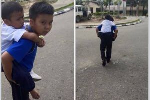 Bukti kasih sayang seorang kakak kepada adiknya