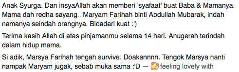 Tabahnya ibu ini, ridha kehilangan bayinya dengan tetap tersenyum Tabahnya ibu ini, ridha kehilangan bayinya dengan tetap tersenyum