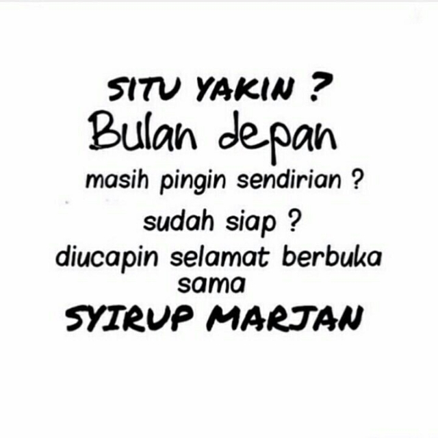 Kata netizen, ramai iklan sirup itu tandanya sebentar lagi Ramadan Kata netizen, ramai iklan sirup itu tandanya sebentar lagi Ramadan