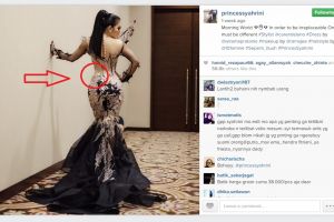 Foto Syahrini di Instagram jadi obrolan, dituding edit pinggang