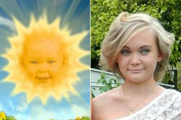 Wajah asli pemeran "bayi matahari" di Teletubbies setelah dewasa