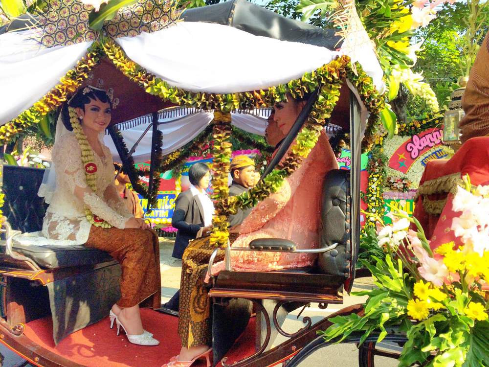 Agustin & Srikandi, kuda yang mengantar mempelai wanita Selvi Ananda