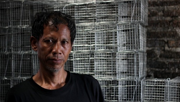 Inovasi Sugiyo, ciptakan perangkap tikus dari limbah rantai motor