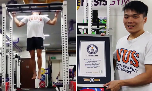 VIDEO: Rekor dunia pull up, kamu berani menantangnya?
