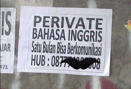 Duh, 25 Spanduk ini Bahasa Inggrisnya bikin ngakak!