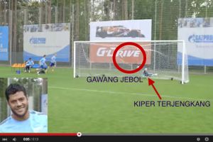 VIDEO: Tendangan Hulk bikin kiper terjengkang, jala gawang jebol!