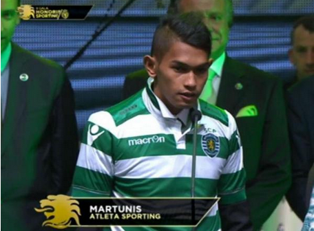Martunis, anak angkat CR7 itu kini jadi pemain Sporting Lisbon, wow!