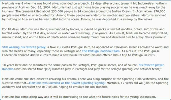 Benarkah Martunis ingin bela timnas sepakbola Portugal?