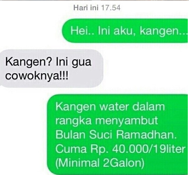 20 SMS lucu buat gebetan yang bakal bikin kamu ngakak!