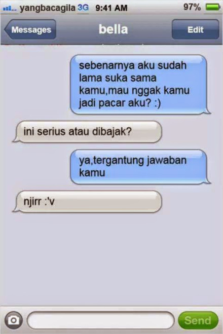 20 SMS lucu buat gebetan yang bakal bikin kamu ngakak!