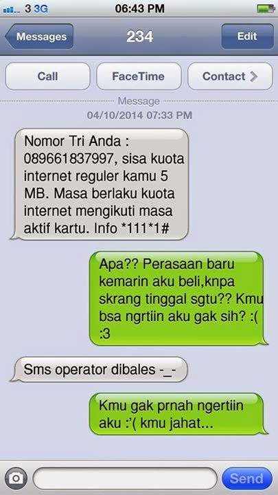 20 SMS lucu buat gebetan yang bakal bikin kamu ngakak!