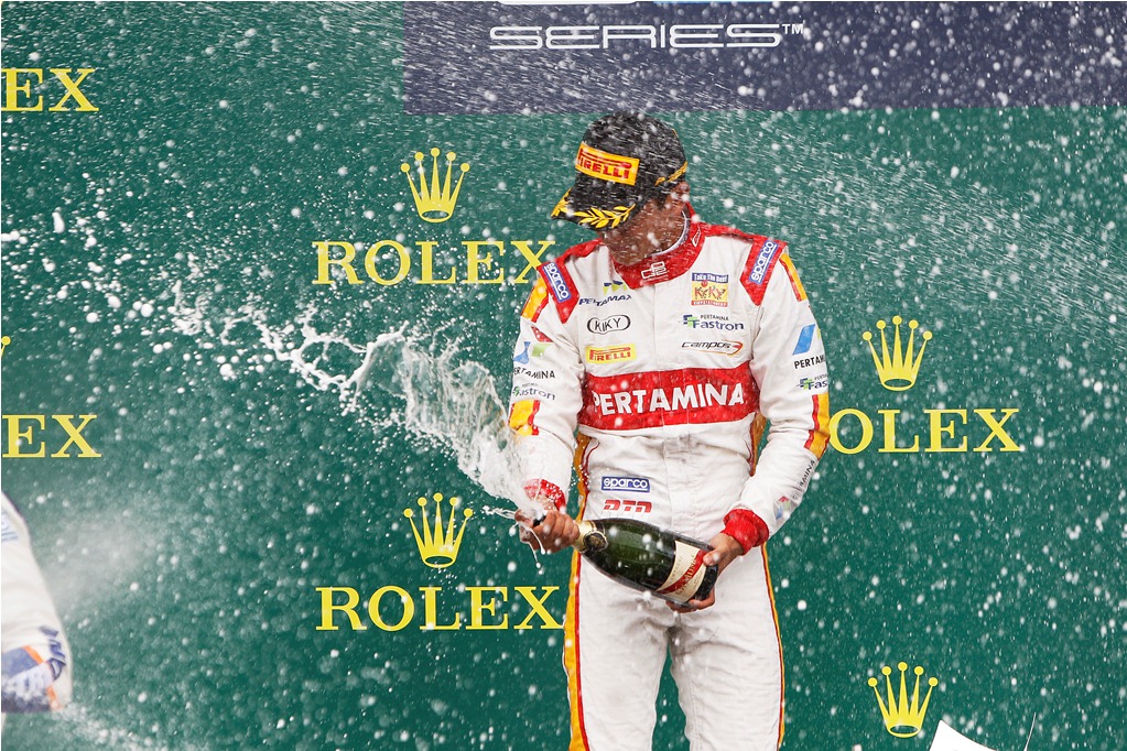 Untuk ketiga kalinya Indonesia Raya berkumandang di Silverstone