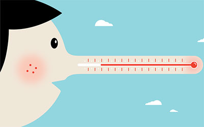 Kalau kamu berbohong, suhu hidungmu bisa naik! Begini penjelasannya