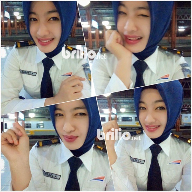 Ade Bela Mustika, kondektur jelita yang bikin penumpang klepek-klepek