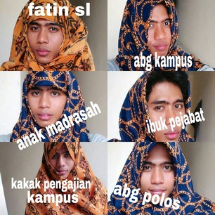 Kebiasaan berhijab orang Indonesia dijadikan 19 meme, wah!