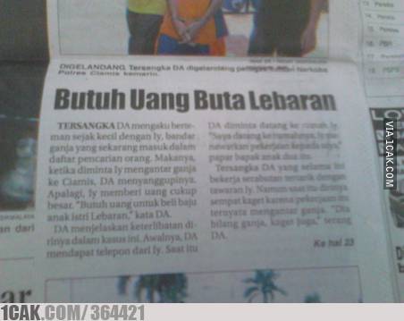 18 Typo penulisan di televisi dan koran, fatal!