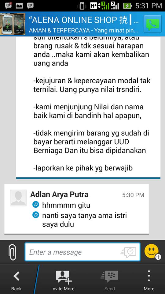 Toko online tipu-tipu kali ini kena batunya