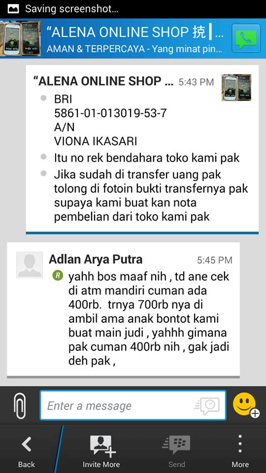 Toko online tipu-tipu kali ini kena batunya