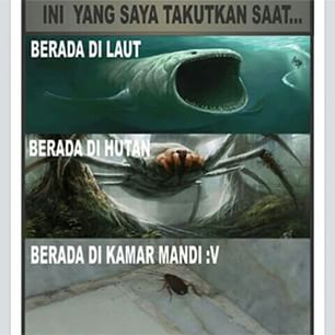 Ini 21 meme kecoak terbang buat kamu yang ngaku pemberani