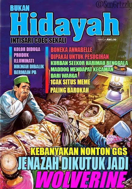 13 Plesetan cover majalah Hidayah, ada-ada saja parodinya! 