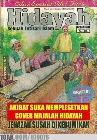 13 Plesetan cover majalah Hidayah, ada-ada saja parodinya!  13 Plesetan cover majalah Hidayah, ada-ada saja parodinya!