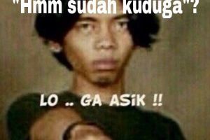 Usai meme 'sudah kuduga' kini heboh meme 'lo gak asik', bikin ngakak!
