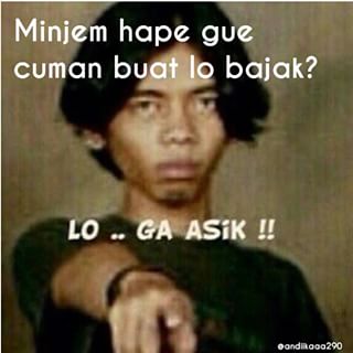 Usai meme 'sudah kuduga' kini heboh meme 'lo gak asik', bikin ngakak! Usai meme 'sudah kuduga' kini heboh meme 'lo gak asik', bikin ngakak!