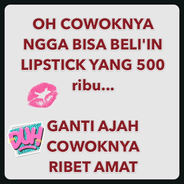 27 Meme lipstik 50K vs 500K ini dijamin bikin ngakak seharian 27 Meme lipstik 50K vs 500K ini dijamin bikin ngakak seharian
