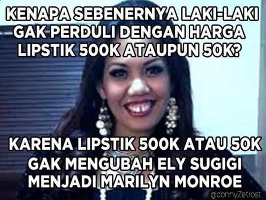 27 Meme lipstik 50K vs 500K ini dijamin bikin ngakak seharian 27 Meme lipstik 50K vs 500K ini dijamin bikin ngakak seharian