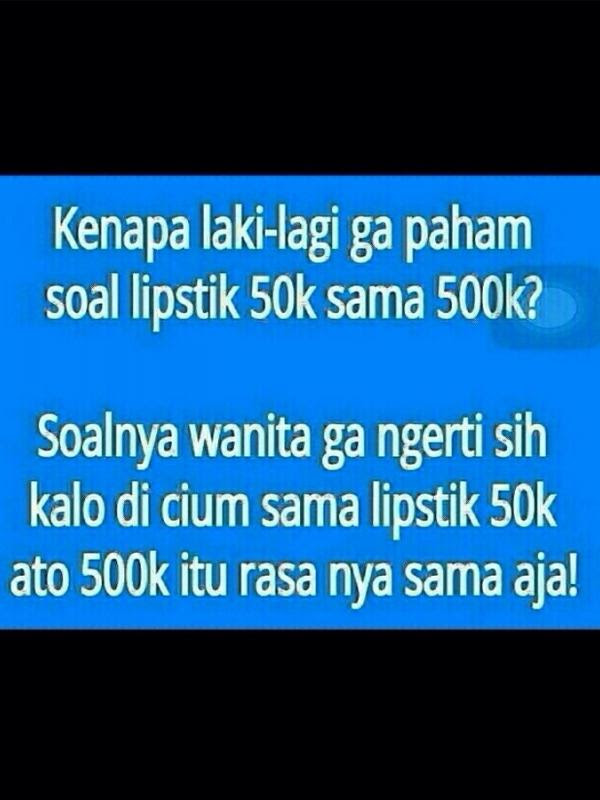 27 Meme lipstik 50K vs 500K ini dijamin bikin ngakak seharian