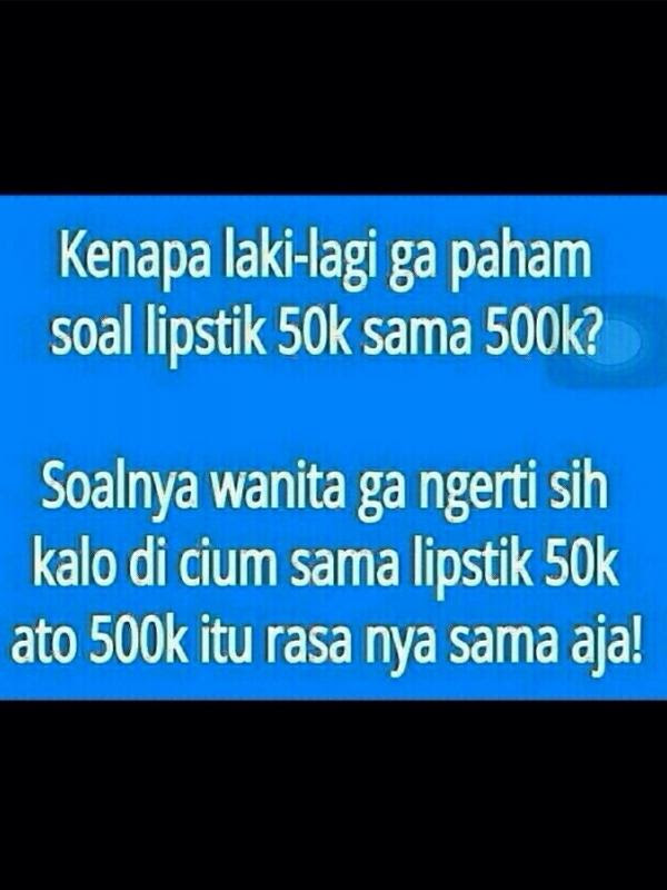 27 Meme lipstik 50K vs 500K ini dijamin bikin ngakak seharian 27 Meme lipstik 50K vs 500K ini dijamin bikin ngakak seharian