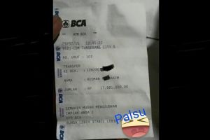 Waspada modus penipuan baru, pelaku memberi struk bukti transfer palsu