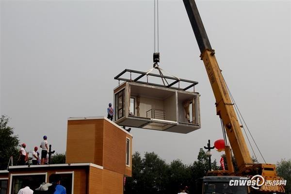 Gila, di China pembangunan rumah bertingkat selesai dalam 3 jam!