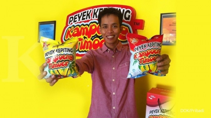 Bermodal Rp 100 ribu, omzet peyek kepiting Filsa Rp 150 juta/bulan