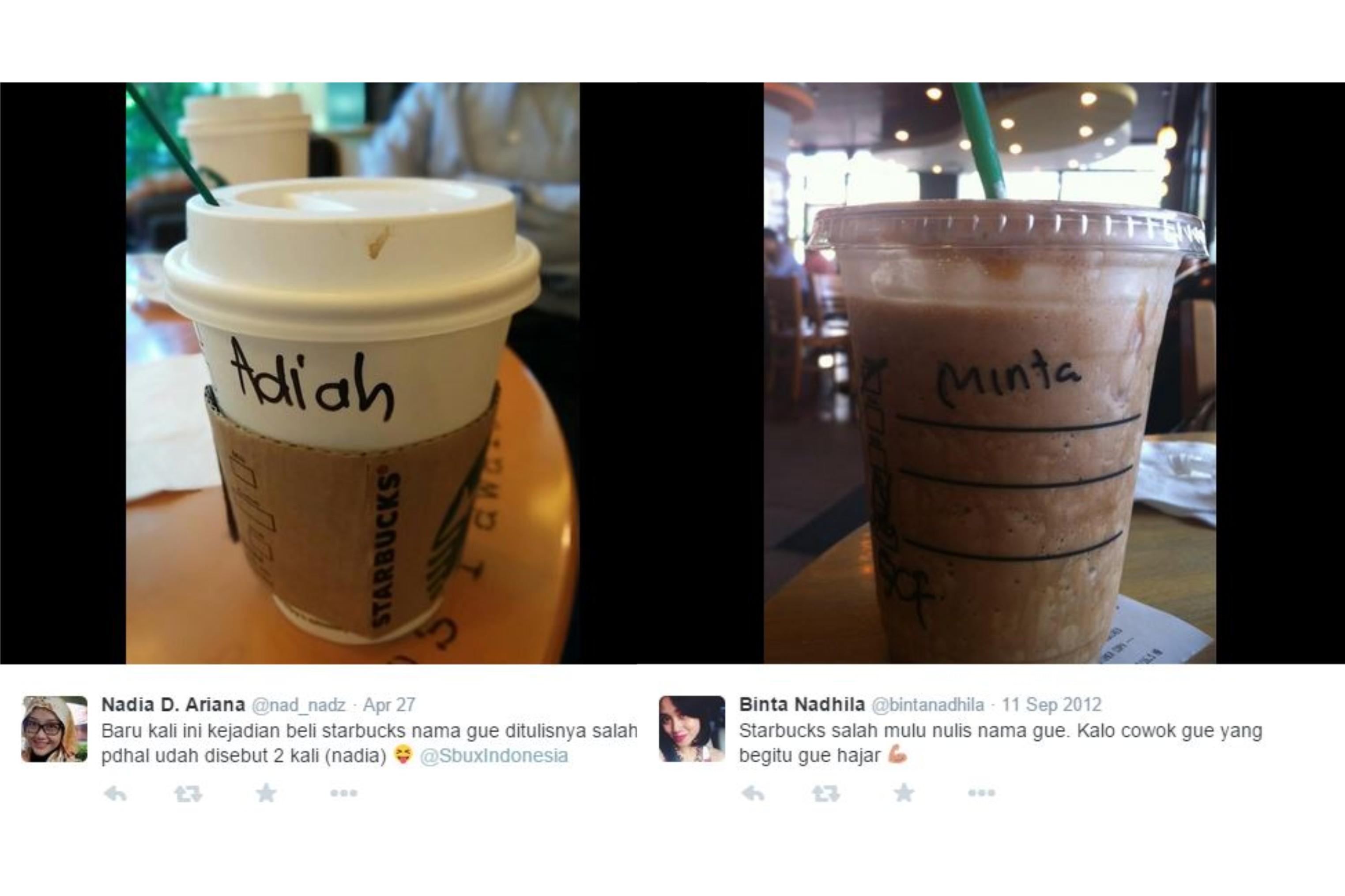 Ini alasan kenapa barista Starbucks selalu salah tulis nama di gelasmu