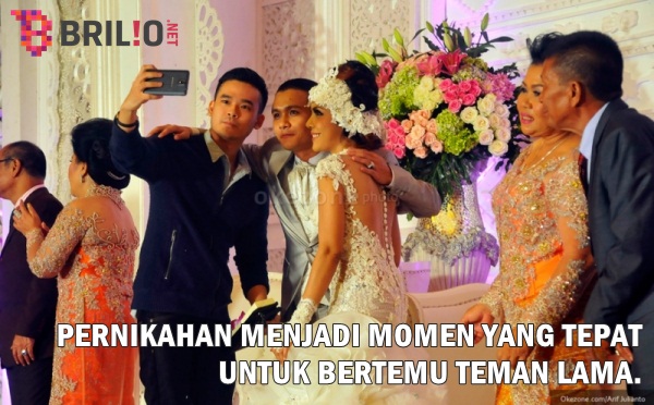 10 Tipe orang Indonesia yang datang ke resepsi pernikahan
