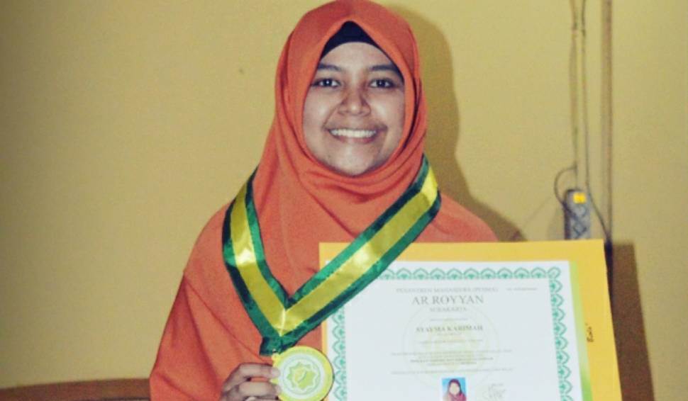Syayma penghafal Alquran, pernah hidup seminggu hanya dengan Rp 2.000