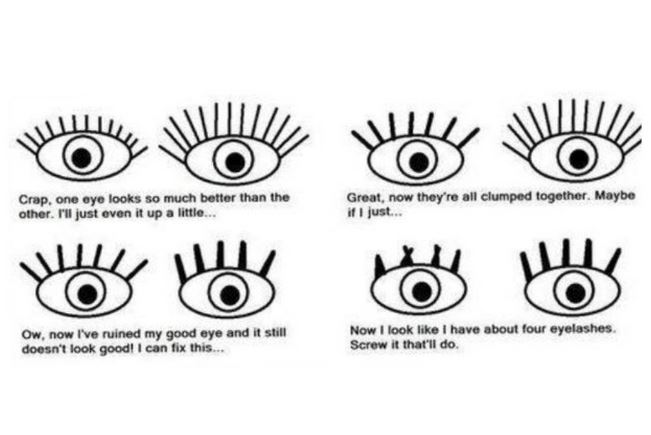 20 Perjuangan ini cuma dipahami cewek yang memiliki bulu mata ngehits