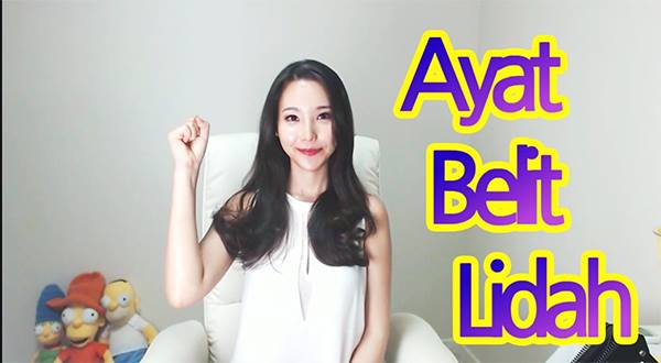 Wanita cantik asal Korea ini jatuh cinta dengan bahasa Melayu 