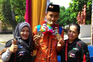Dimas Prasetyo, atlet difabel Indonesia peraih 3 medali emas di AS