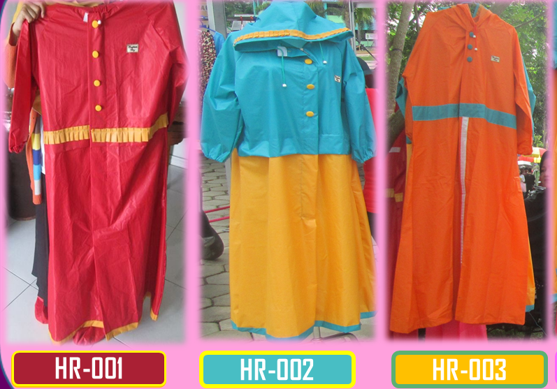 Hi-Robot, jas hujan syar'i dan stylish untuk para hijaber