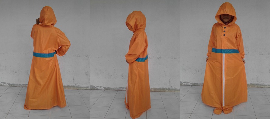 Hi-Robot, jas hujan syar'i dan stylish untuk para hijaber