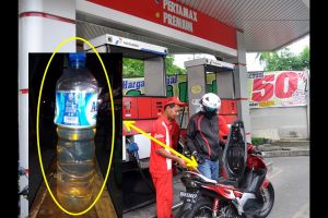 Banyak motor mendadak macet, SPBU ini diduga oplos premium dan solar