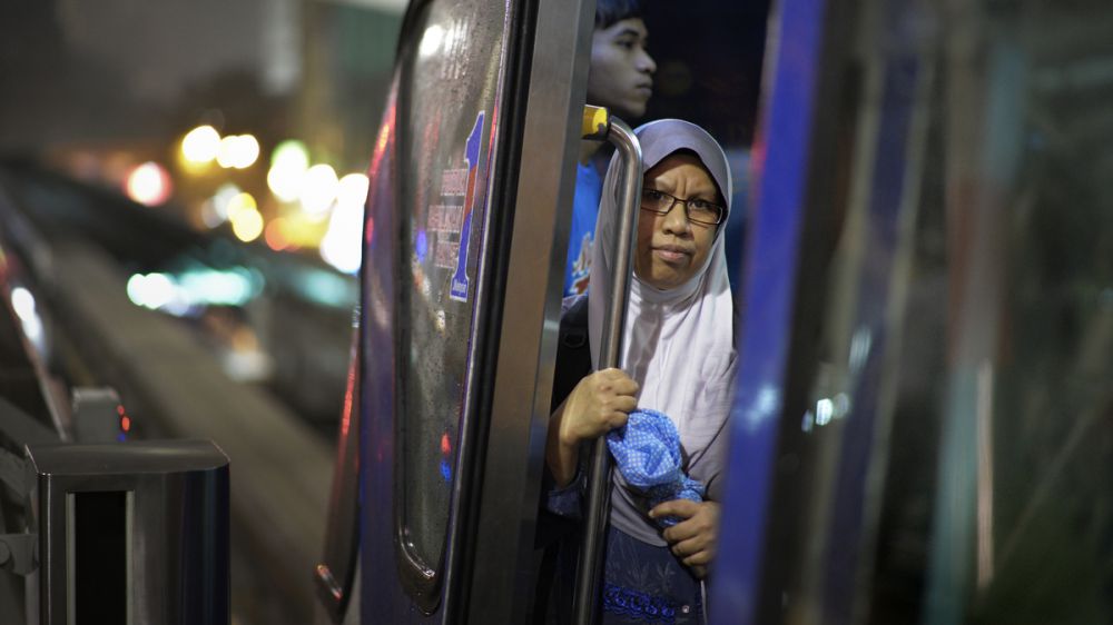 Potret gerbong khusus wanita di negara lain, mirip dengan di Indonesia