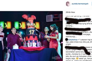 Eksistensi online shop di Instagram Aurel, wah memanfaatkan momen!