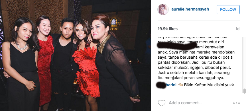 Eksistensi online shop di Instagram Aurel, wah memanfaatkan momen!