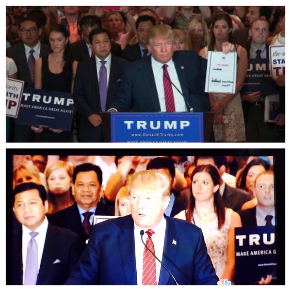 Ekspresi Setya Novanto dan Fadli Zon saat bertemu Donald Trump Ekspresi Setya Novanto dan Fadli Zon saat bertemu Donald Trump