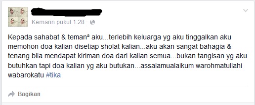 Duka Sartika meninggal terjatuh dari flyover Duka Sartika meninggal terjatuh dari flyover