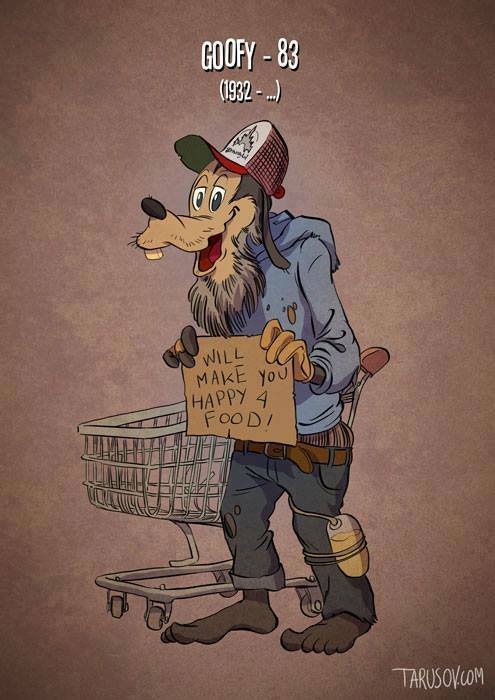 Begini jadinya jika para tokoh kartun beranjak tua, masih tetap lucu? Begini jadinya jika para tokoh kartun beranjak tua, masih tetap lucu?