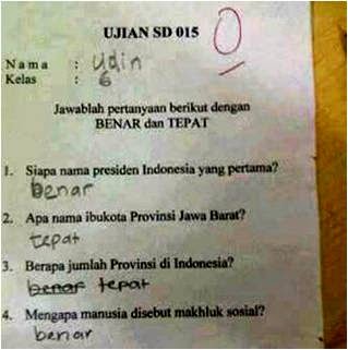 22 Jawaban ujian lucu anak SD yang bikin ketawa ngakak